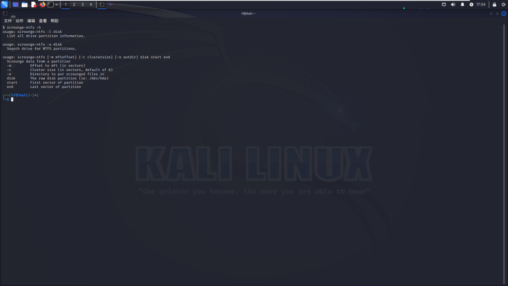 Kali Linux Scrounge-NTFS教程：使用Scrounge-NTFS恢复损坏的NTFS分区数据-山海云端论坛