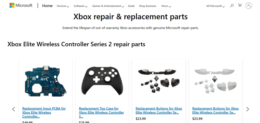 微软推出 Xbox 手柄维修配件并支持自行维修-山海云端论坛