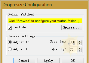 Dropresize – Windows下自动缩放指定文件夹中的图片大小-山海云端论坛