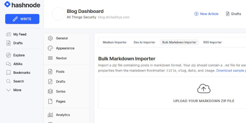 Markdown解析器：开发者博客平台Hashnode的意外漏洞揭秘-山海云端论坛